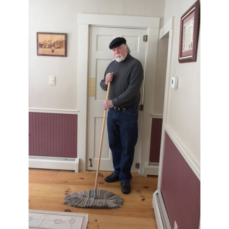 Sladust All Natural Wool Dust Mop with Metal Telescoping Handle